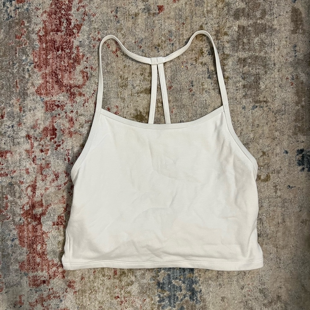 Forever 21 white athletic top size small